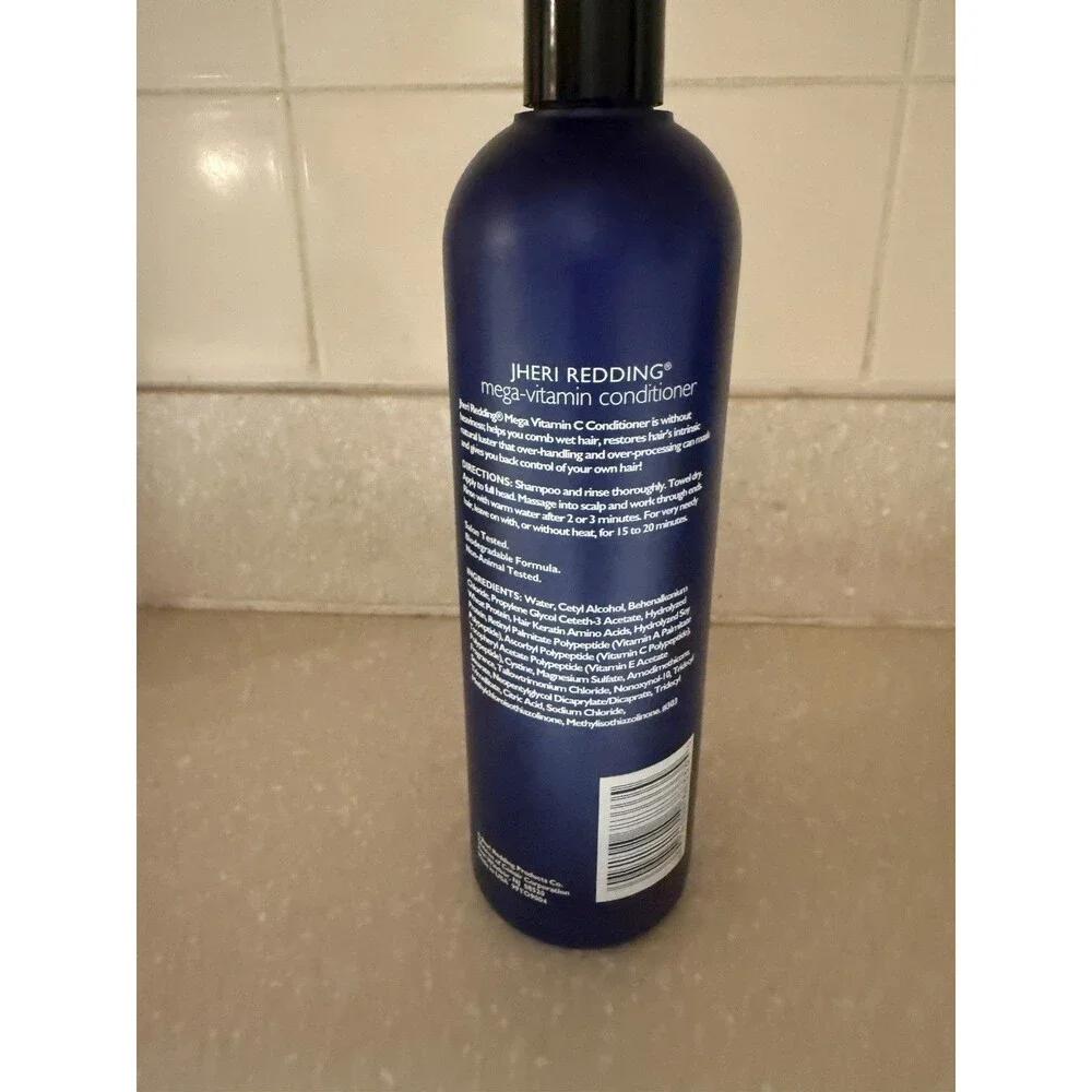 New! Jheri Redding Cleansers Mega Vitamin Hair Conditioner HTF Vintage 16 fl oz
